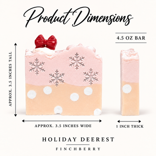 Holiday Deerest Stocking Stuffer Vegan Boxed Soap