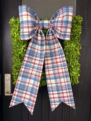 The Americana Estate Plaid Bow