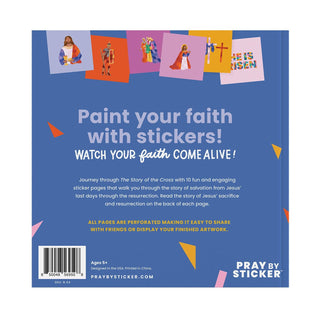 Pray by Sticker: Story of the Cross Sticker Book
