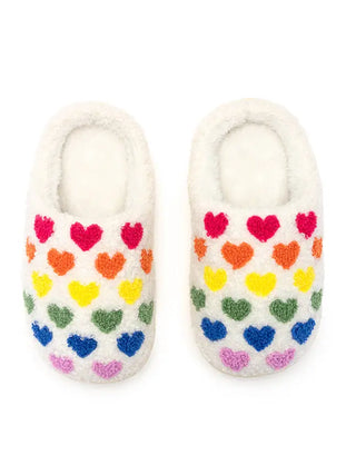 Slippers - Kids - Rainbow Hearts