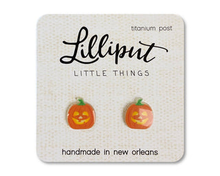 Jack O' Lantern Earrings // Halloween Earrings