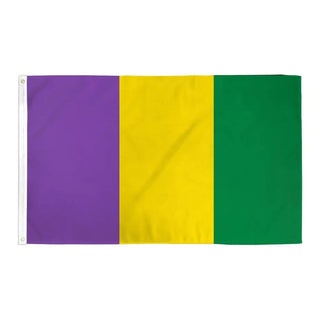 Mardi Gras Plain Flag