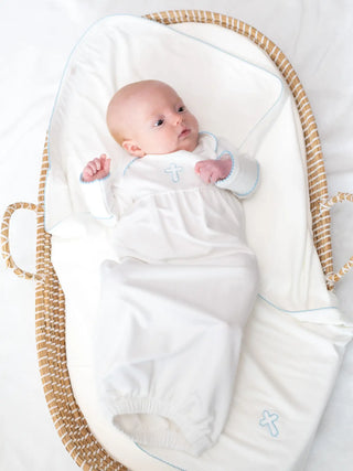 Goosies Gown- Blue Cross