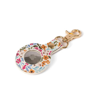Floral Filigree AirTag Keychain