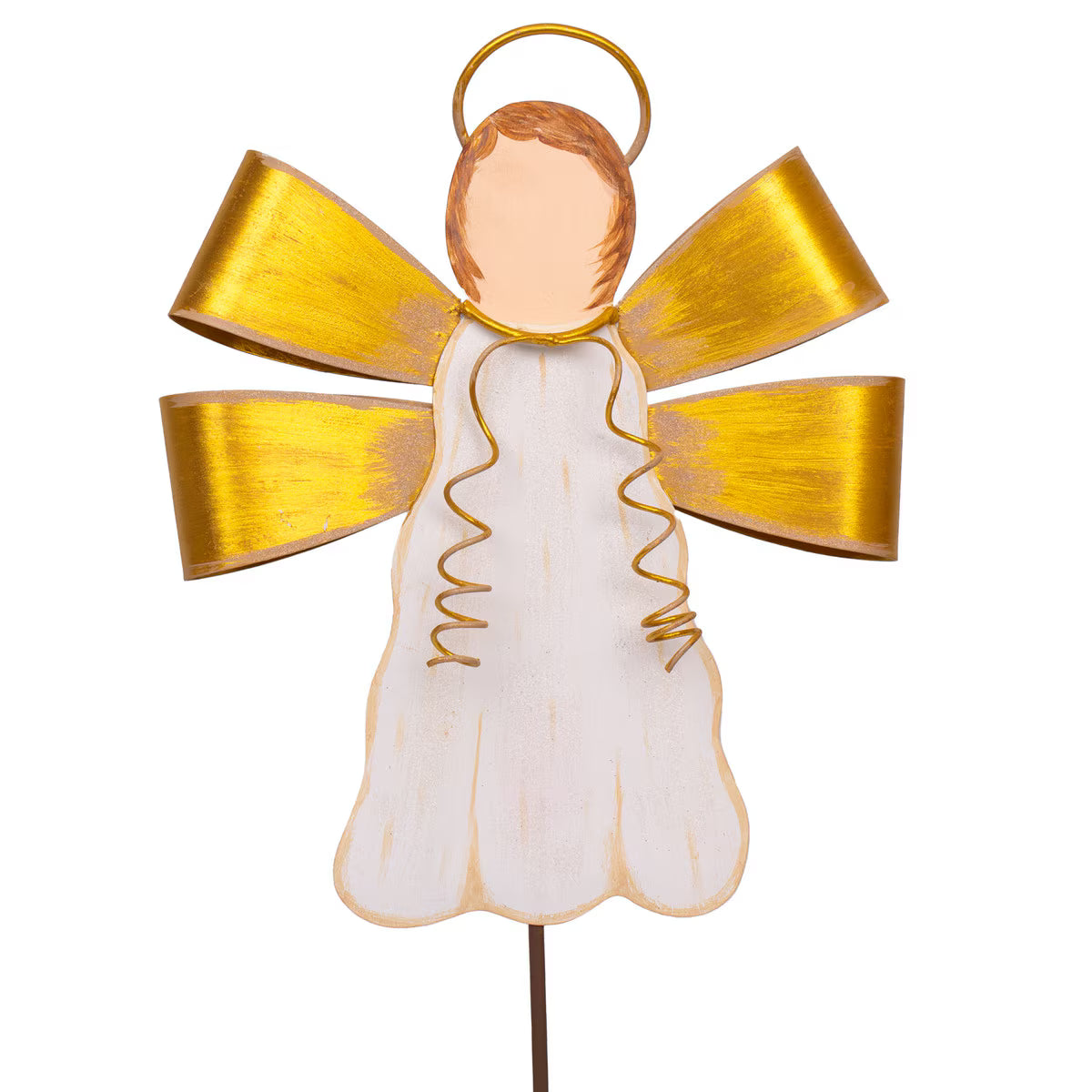 Gilded Ribbon Angel Ornament