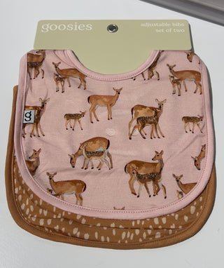 Doe & Fawn Bib Set