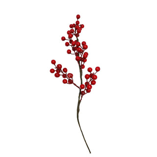 15" Shiny Goose Berry Pick in Red
