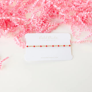 Danity Poppi Bracelet in Red
