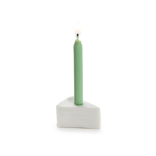 Slice of Cake with Candle in Gift Box