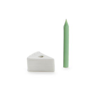 Slice of Cake with Candle in Gift Box