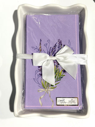 Lavender Fields Napkin Tray
