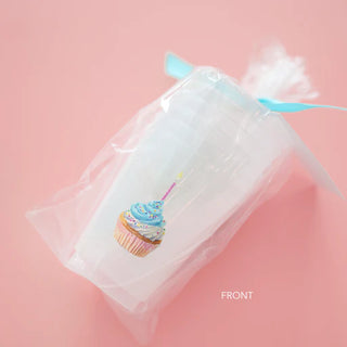 Happy Birthday Frosted Cup (Double-Sided)