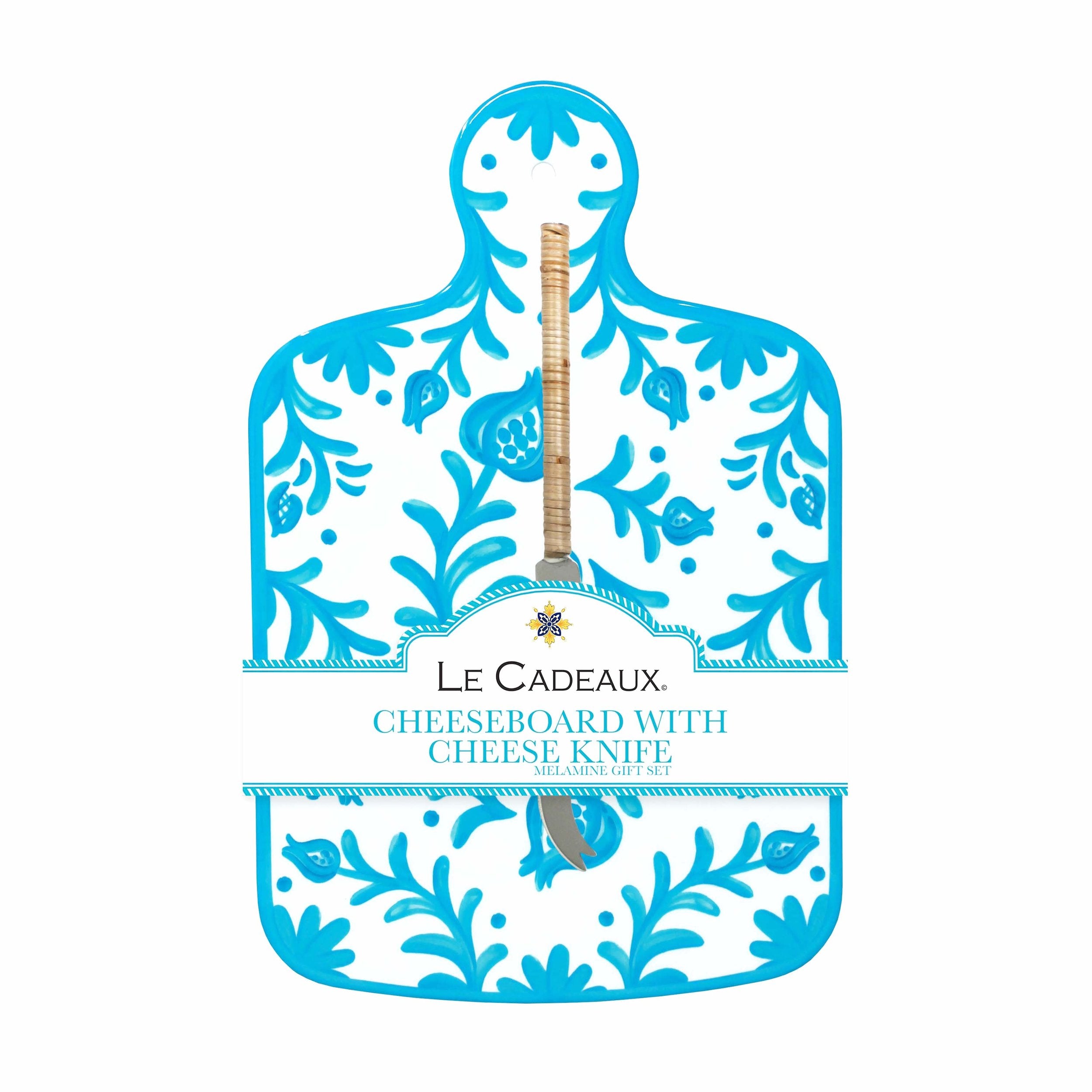 Sicily Teal Cheeseboard Gift Set