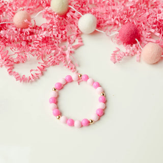 Hot Pink/Light Pink Bubble Bracelet