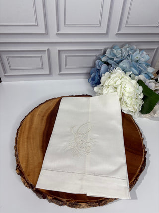 Initial Fine Linen Guest Towel
