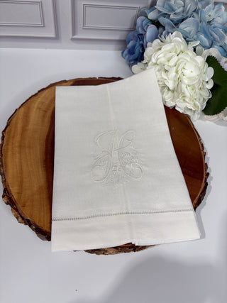 Initial Fine Linen Guest Towel