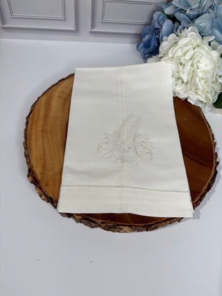 Initial Fine Linen Guest Towel