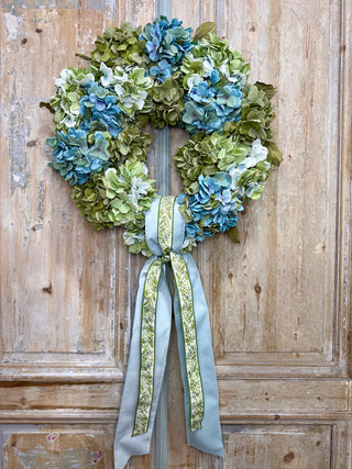 24" Hydrangea Garden Wreath