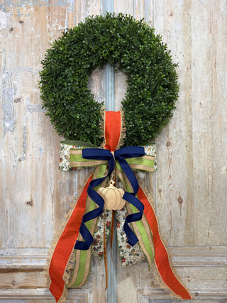 Fall Bow Sash: Floral Fall