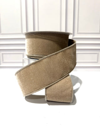 Regal Velvet Plush Wired Edge Ribbon