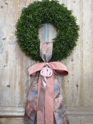 Fall Bow Sash: Blush Bow