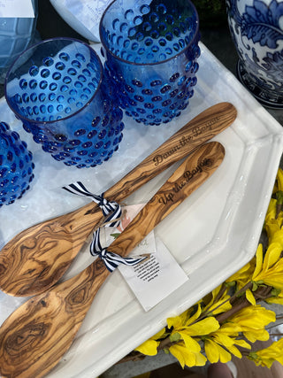 Olive Wood Serving Spoon