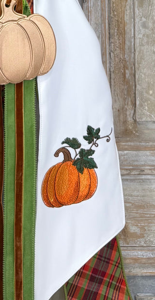 Pumpkin Wreath Sash