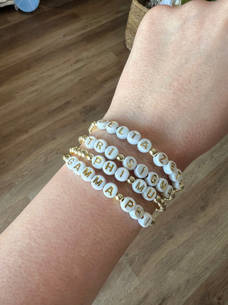 Sorority Bead Bracelet