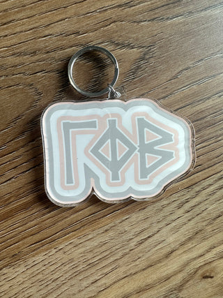 Sorority Acrylic Key Chain