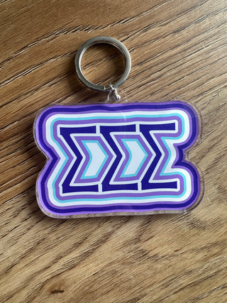 Sorority Acrylic Key Chain