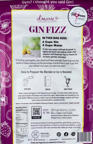 Gin Fizz Slush Mix