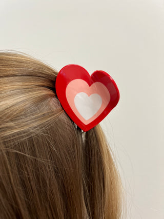 Kids Heart Shaped Hair Clip