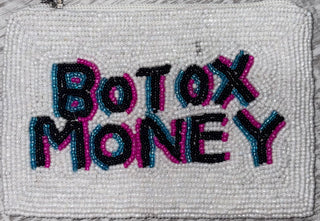 Botox Money Beaded Coin Wallet