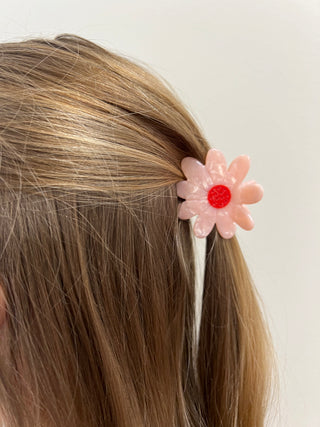 Kids Flower Pink Hair Clip