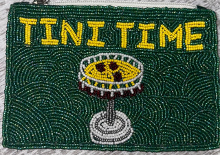 Tini Time Beaded Coin Wallet