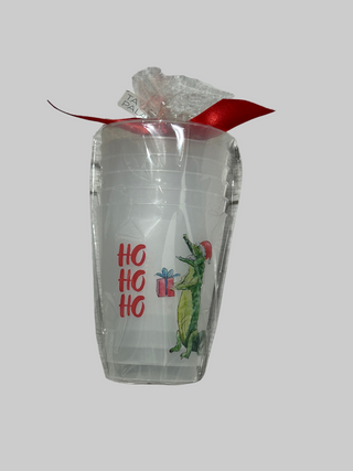 Alligator Santa Frosted Cups