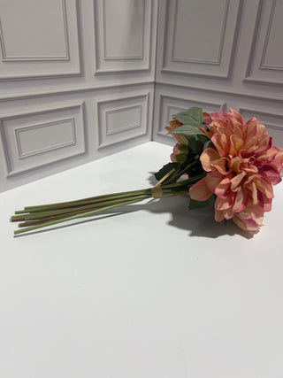 French Pink Rose & Dahlia