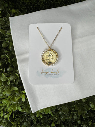 Beaded St. Benedict Necklace