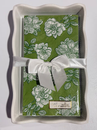 Easter Toile Napkin Tray