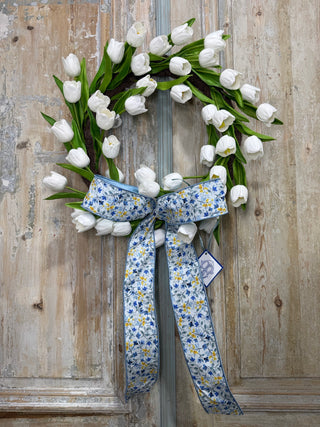 21" Spring Tulip Wreath