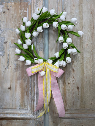 21" Spring Tulip Wreath