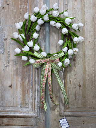 21" Spring Tulip Wreath