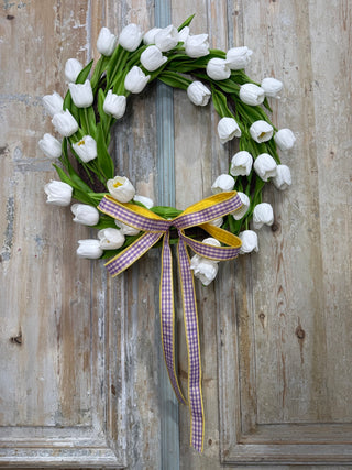 21" Spring Tulip Wreath
