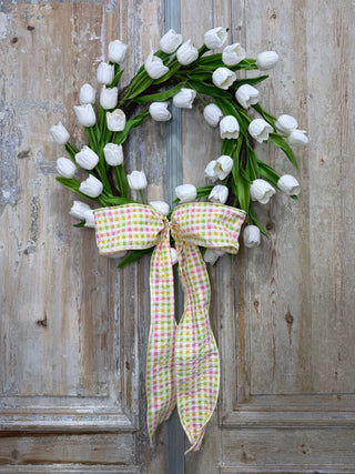 21" Spring Tulip Wreath