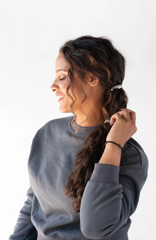 Narrow Grab & Go Pony, 12 Hair Ties