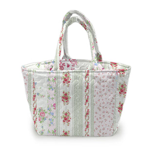 Lynette Patchwork Stripe Quilted Handbag