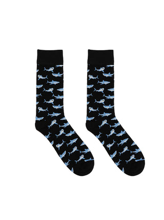 Classic Crew Socks - Men's Collection - Shark