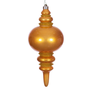 13" Antique Gold Candy Glitter Finial UV