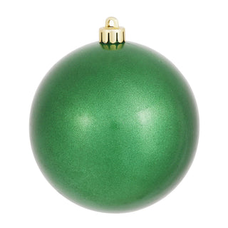 4.75" Green Candy Ball Ornament