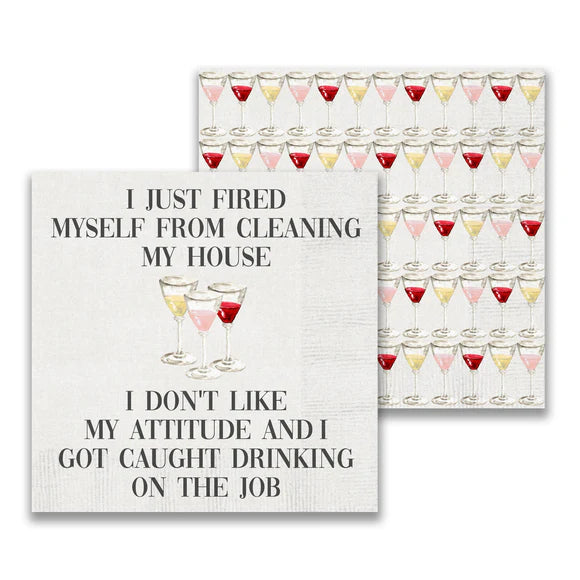 French Graffiti Cocktail Napkins - Mixed Cocktails - Thumbnail 5